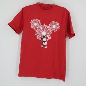 Men's Disney x AE Red Mickey Mouse T-Shirt Size XS NWT